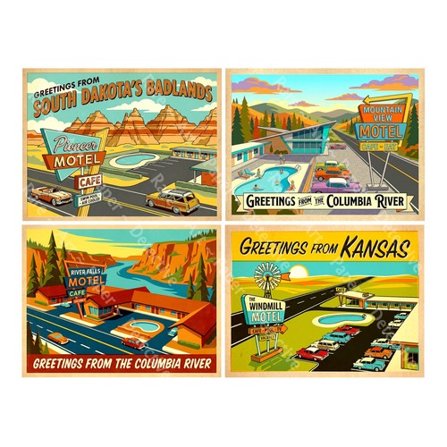 Vintage travel hotel luggage - hotel,