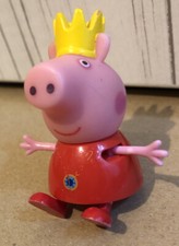 Princess Peppa Pig Sits Cake Topper Toy Keepsake 6cm Great Condition!