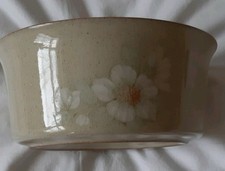 Denby Oven Dish. Flower Design. Oven, Microwave and Dishwasher Safe.