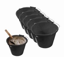 5 Plastic Builders Bucket With