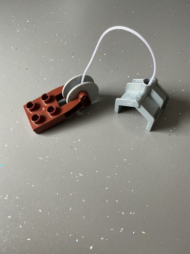 Lego duplo winch drum - duplo, with