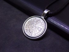 British Coin Pendant Necklace