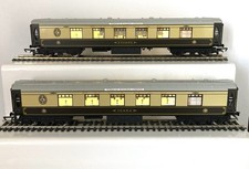 2 x HORNBY OO Gauge ‘TORQUAY PULLMAN  LIMITED’ Coaches With Interior LED LIGHTS