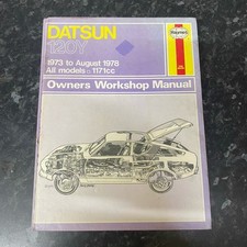 Datsun 120Y Saloon Hatchback Coupe Estate 1171cc Haynes Manual 1973 to 1978