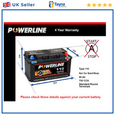 Car Battery 110 Powerline 110