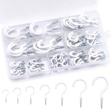 KINGLAKE 115 Pcs White Screw