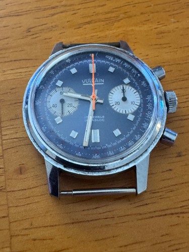 Vintage vulcain blue panda - "blue, panda"