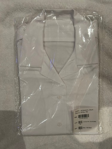 Female white short - short, sleeve