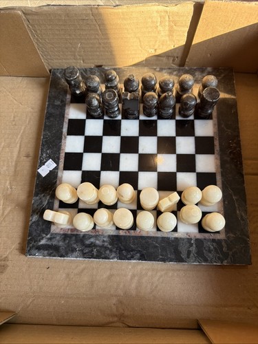 Chess marble - marble, set