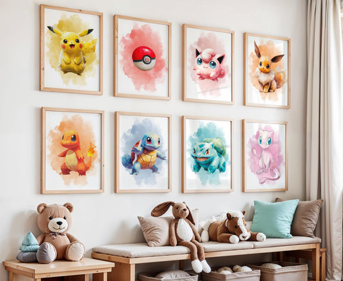 Pokémon wall art - wall,