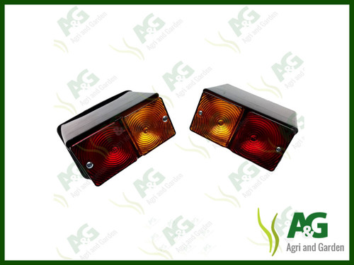 Tractor rear light set - light, lh/rh