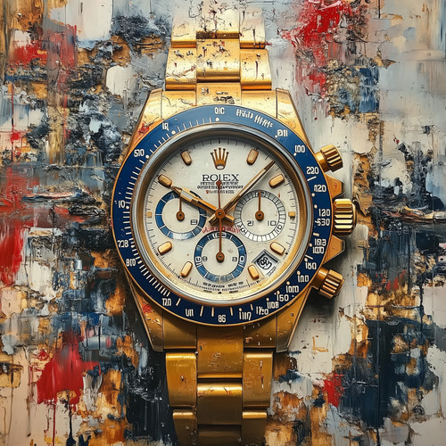 Rolex watch pop art 30x30 - watch,