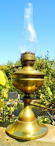 Oil lamp edwardian circa 1910 - edwardian,