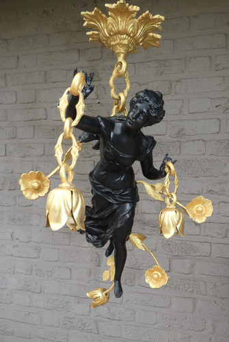 Vintage french bronze brass - vintage,