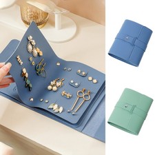 PU Ear Studs Earrings Storage Book Portable Jewelry Bags Display Organizer