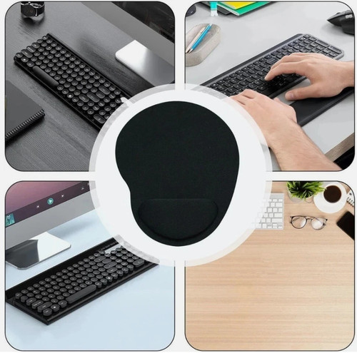 Black anti slip - mouse, mat