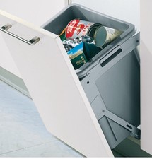 Hafele Pull Out Tilting Kitchen Waste Bin 30 Litres For Min Cabinet Width 413mm