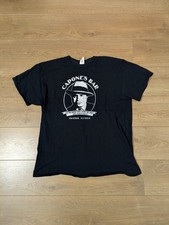 Al Capone's Bar Men's Shirt Size Large Black Short Sleeve Graphic