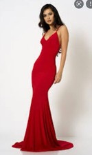 Club L London Red Maxi Evening