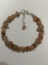 Sun Stone Chip Gemstone Bracelet