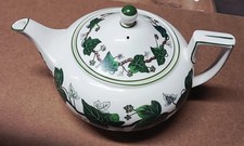 RARER WEDGWOOD " IVY GREEN  NAPOLEON " LARGER  TEAPOT  FINE  9.5"  A BEAUTY LOOK