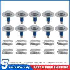 Engine Under Cover Tray Tapper Splash Guard Screw Bolts Washer Clips For Peugeot