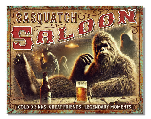 Sasquatch saloon mancave bar - saloon,