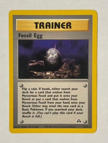 Fossil egg uncommon - 72/75,