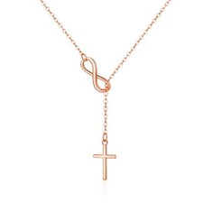 Rose Gold Plated Infinity with