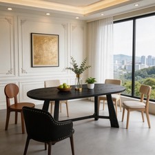 70.86" Farmhouse Dining Table