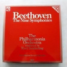 Beethoven The Nine Symphonies Philharmonia Orchestra LP Box Set EMI Classical