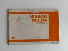 Nissan Micra K10 Owners Manual