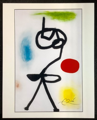Joan miro hand signed - joan,