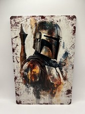 Star Wars Poster Tin Sign 12” X 8” 80s Movie Art Retro Wall Metal Sign NEW