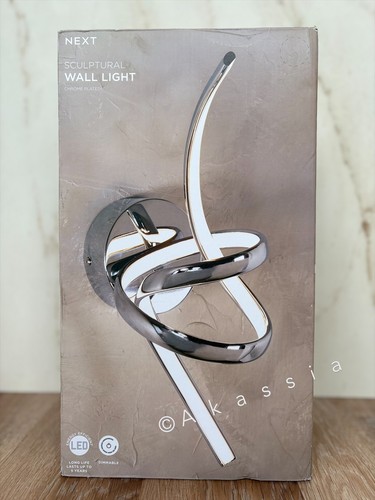 Next chrome sculptural led - next,