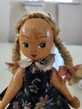 Vintage Polish Wooden Doll