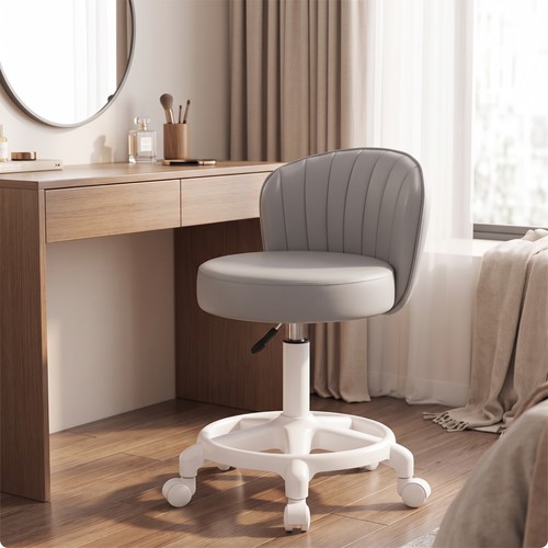 Rolling stool with backrest - rolling,