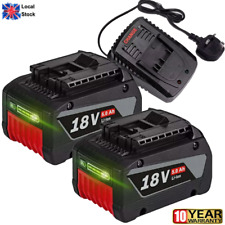 1-2X 18V 5Ah for Professional Bosch Battery GBA GSR GDR 18V-LI BAT Series Charg