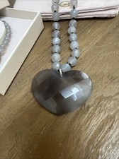 Lola Rose Large Faceted Heart