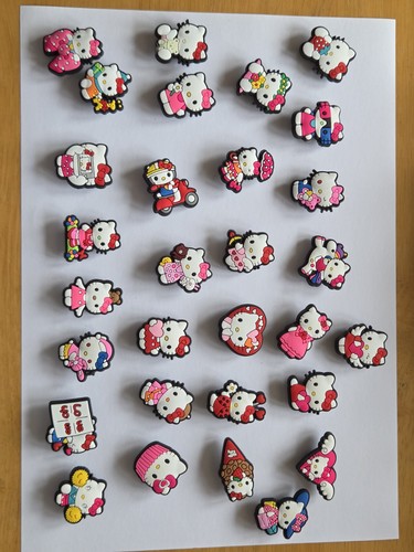 30pcs hello kitty - 30pcs, croc