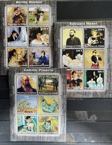 Manet pissarro morisot - 3x, /