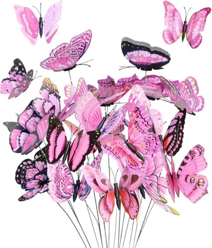 50pcs butterfly stakes - 10/50pcs,