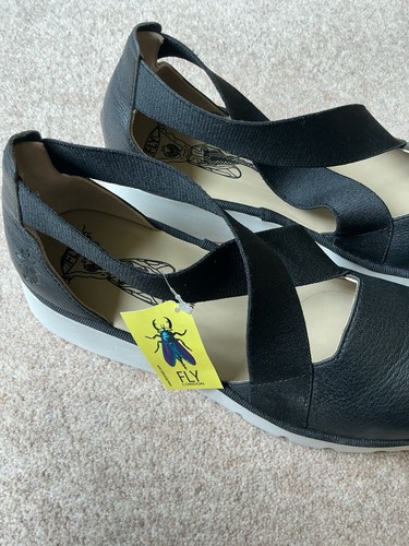 Fly london black leather - fly,