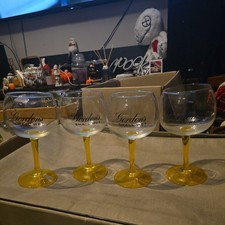 4 Gordon's Yellow Gin Glass