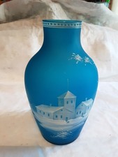 Vintage Thomas Webb Blue Cameo
