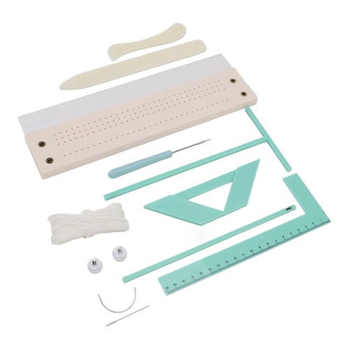 Book binding punch guide set - book,