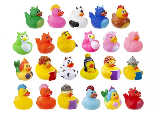 Rubber ducks novelty mix - novelty,