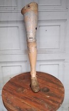 Antique  Prosthetic Metal  Leg