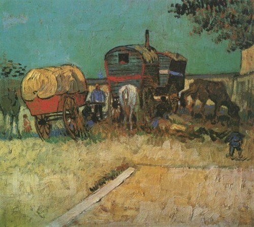 Encampment gypsies with - encampment,,