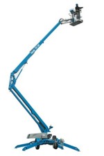 Genie TZ-50 TZ50 Articulating Lift Boom Trailer Mounted Decal set stickers